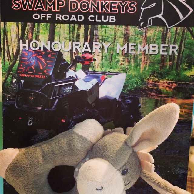 One of the best gifts so far for Harrison to receive. Thanks #swampdonkeys