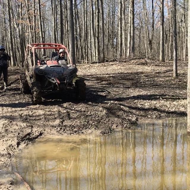 #spring thaw has the water levels high this year. #canammonsters #maverickxmr #canam #swampdonkeys