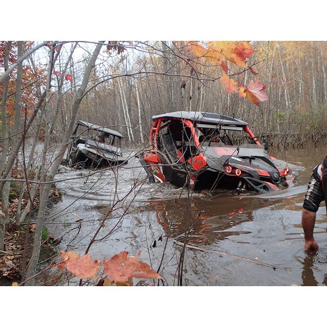 just another day pulling another #polaris  #CanAmMonsters #MaverickXMR #1000 #canam #XMR #GorillaAxle #SwampDonkeys
