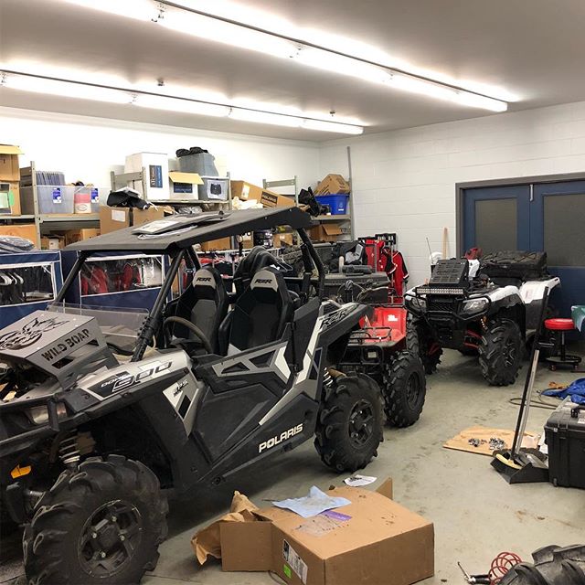 Last minute prep is the best kinda prep. Rad relocate going on the #rzr.