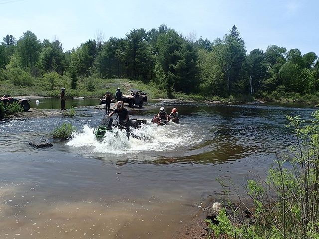 #Honda #BigRed in #tow by #team #Arcticcat #swampdonkeys