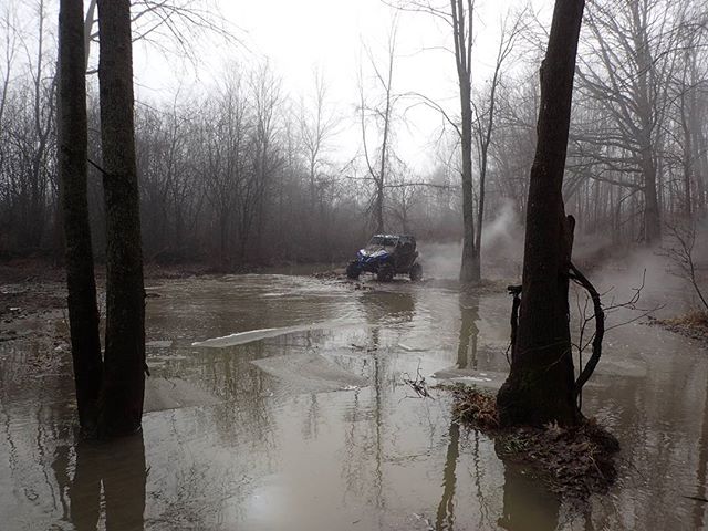 @cMikey42 looking for metal objects under the #waters surface at #Hawksnest  #CanAmMonsters #MaverickXMR #1000 #canam #XMR #GorillaAxle #SwampDonkeys