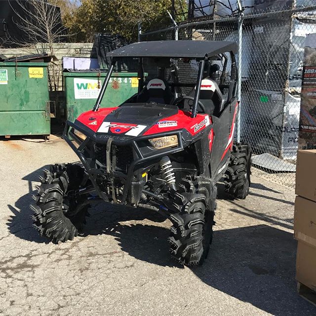 Ready for Saturdays ride. Time to test it out before off-road weekend. #swampdonkeys #terminators #superatv. Thanks @tricitycyclewaterloo