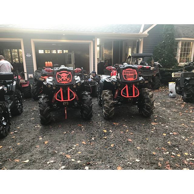 @KingBossQuad & @aubreyburbine two #beautiful #renegadexmr1000 ready to roll with the #swampdonkeys