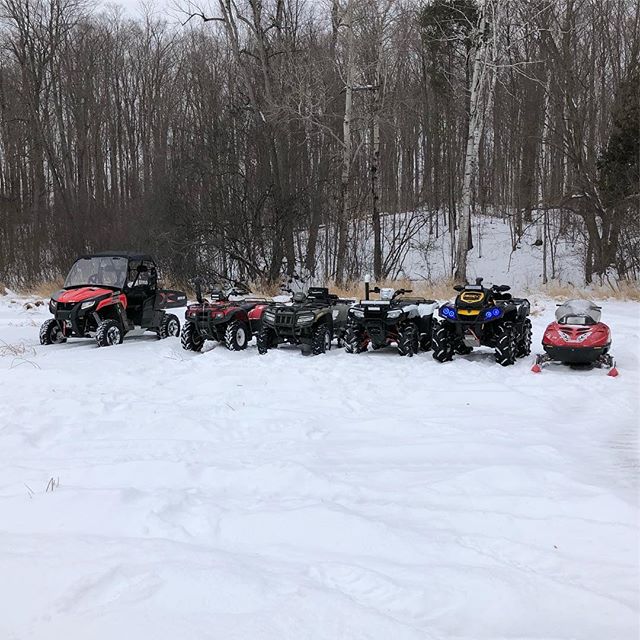 Winter wonderland. #swampdonkeys #hondarubicon